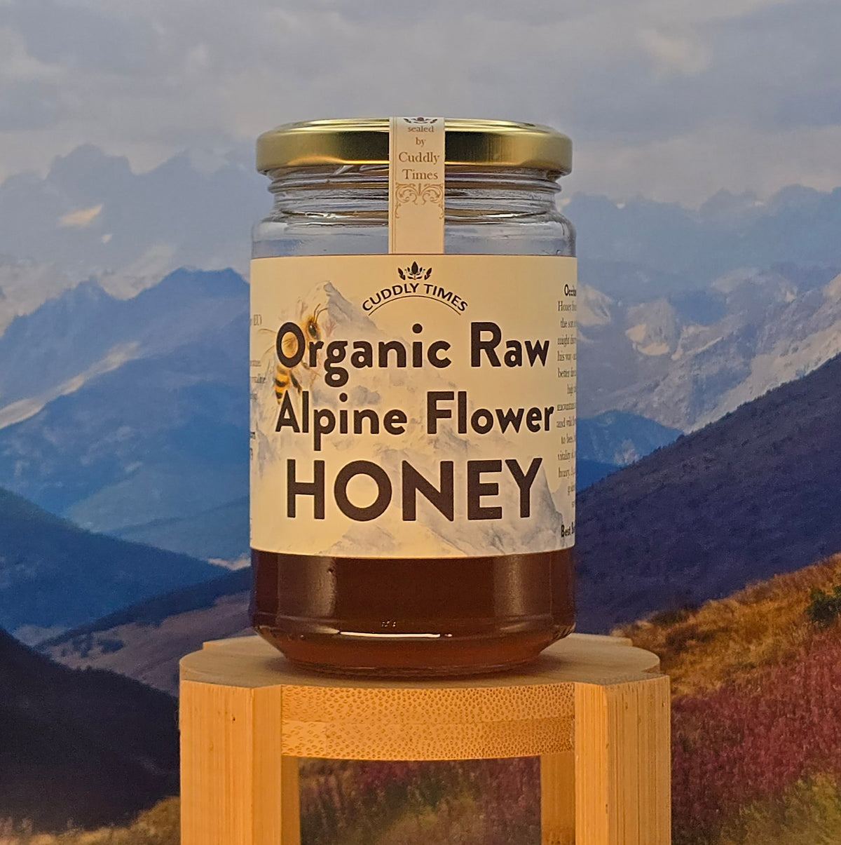 Organic Raw Alpine Flower Honey